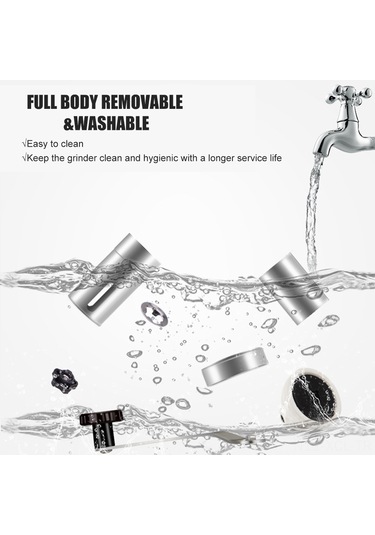 Konesam 304 Çelik El Coffee Değirmeni - Seramik Çekirdek, Ayarlanabilir İnceklik, Taşınabilir, 40g Kapasite, Kahve/fındık/ Tahıllar Üzerinde Kullanılabilir Diğer