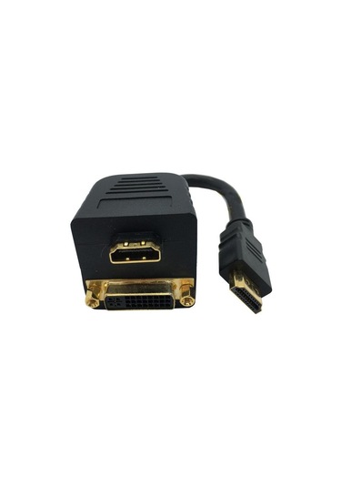 Ttaf Hdmı Erkek - Hdmı Dişi + Dvı 24+5 Dişi Pasif Y Ayırıcı Kablo