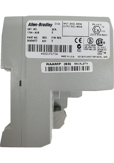 1794-asb 24vdc Remote I/o Adapter To 8 Modules