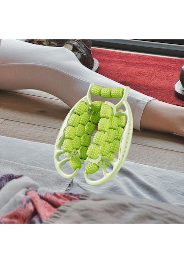 Suntek Bacaklar Için Masaj Silindiri Kapalı Uyluk Yeşil Yeşil