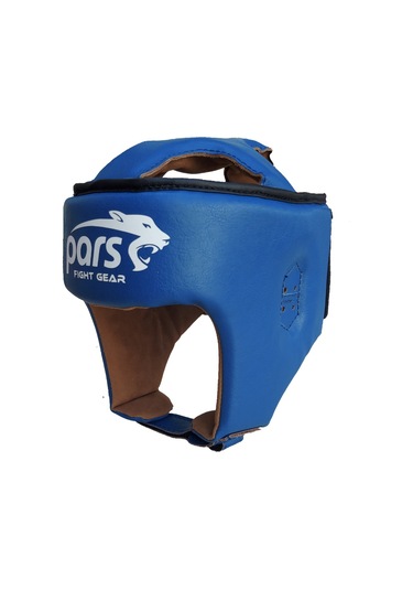 Parsspor Pars Boks Kickboks Kaskı Açık Müsabaka Kaskı Mavi