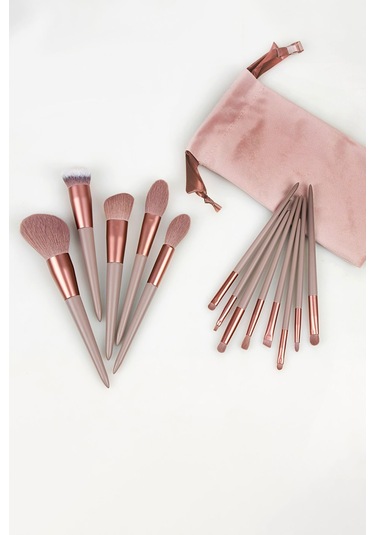 13 Parça Makyaj Fırçası Seti Fondöten Far Pudra Fırça Cin829khv