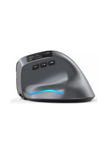 Hallow Zelotes F-26C Dikey Ergonomik Bluetooth Led Ekran Mouse