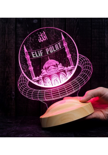Mahyalı Camii, Kişiye Özel Dini Hediye 3D Led Lamba
