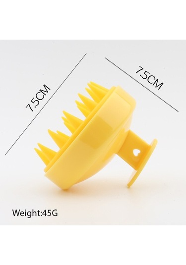 Silikon Masaj Tarak Duş Fırçası Şampuan Araçları Kafa Temiz Bakım Saç Silikon Şampuan Fırçası Kuaförlük Aracı