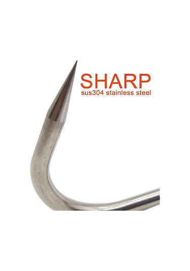 Ximistore9 3 Adet T-şekilli Et Kancası - Sus304 Paslanmaz Çelik - Turuncu Plastik Saplı - Mezbaha Ve Kesim Fabrikaları İçin Diğer