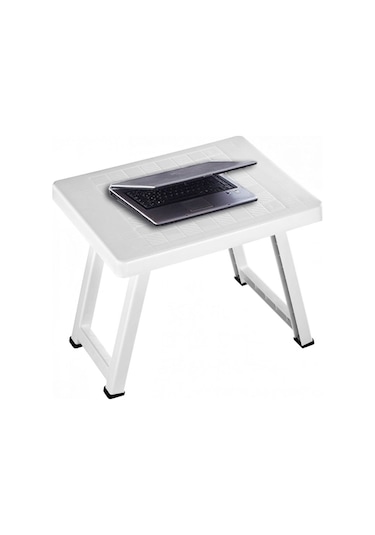 Generalali Portatif Katlanır Çok Amaçlı Sehba Piknik Bahçe Kamp Masası Küçük Beyaz