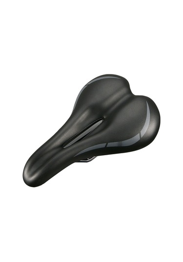 Yaozixa Evrensel Bisiklet Jeli Pedal, Şok Emici Yumuşak Kumaş, Karbon Çelik & 43 Yüksek Kaliteli Pu Deri, Kolay Kurulum Siyah