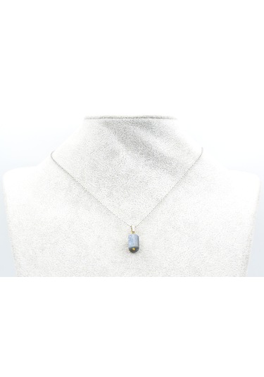 Murty99 Hakiki Doğal Kyanit Taşı Kolye Ucu Lacivert