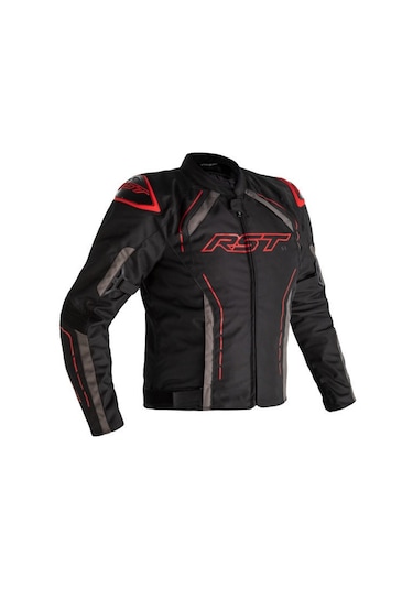 Rst S1 Mevsimlik Motosiklet Ceketi Siyah Kırmızı