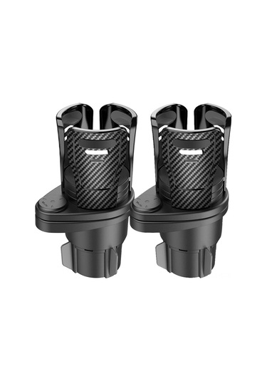 Youtek Araç İç Dekorasyon Seti - Abs Malzeme Fiyonk Siyah/karbon Siyah, Dahili Düzenleyici Kupa Tutucu