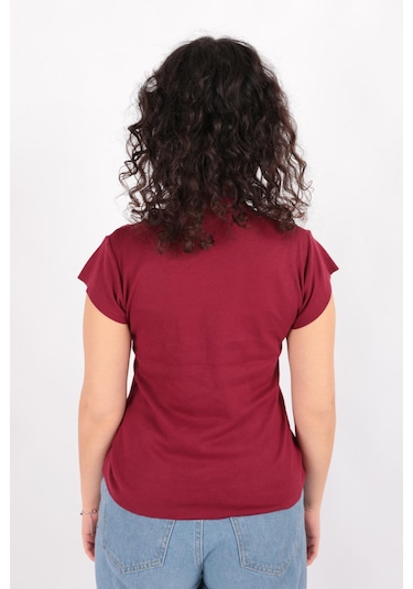 Busem S0016848 Kadın Bluz Bordo