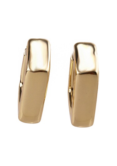 Masaliko Lui S 10 Halka Gümüş Küpe Ms3728, 925 Ayar Kadın Gümüş Küpe, İthal Ürün Altın