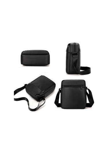 Sones Wepower Erkek Postacı Çantası Büyük Kapasiteli Seyahat Ve Yolculuk İçin Omuz Çantası Siyah Siyah