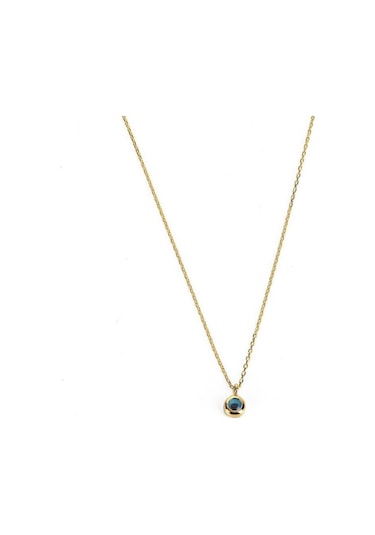 Idealsarraf Ideal Sarraf 14 Ayar Altın Nazar Boncuklu Kolye 2.0 Gr