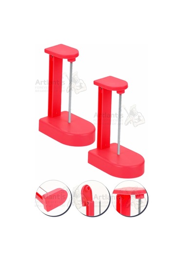 Not Kağıdı Tutacağı Kırmızı 2 Adet Piknot Paslanmaz İğneli Slip Pos Kağıdı Kasa Fişi Tutucu Sivri Uçlu Çivi Tutucu Kırmızı