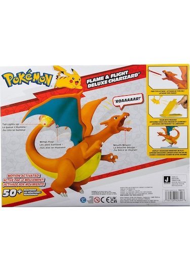 Pokemon Sesli & Işıklı Elektronik Charizard & Pikachu Figür Set