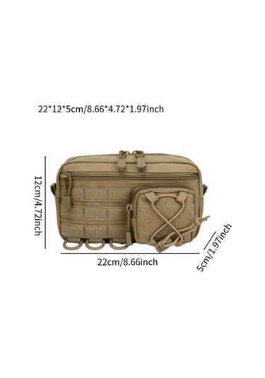 Suntek Bel Çantası Aşınmaya Dayanıklı Sağlam Kahverengi Kahverengi