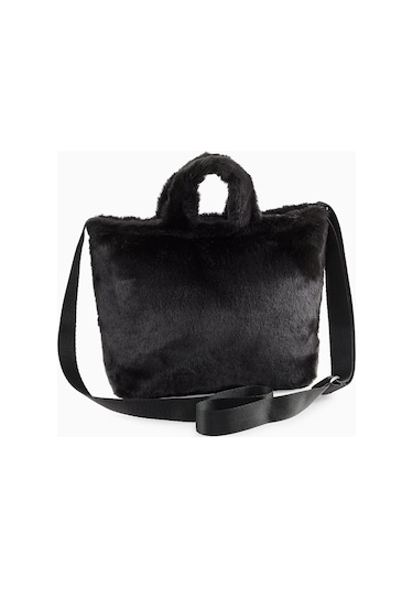 Puma Core Fur Mini Tote Omuz Çantası C-pum090657tb0p01 Siyah