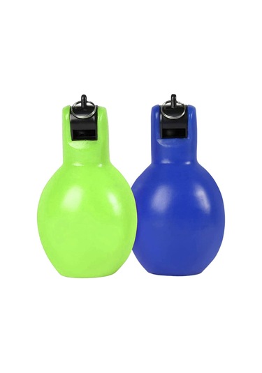 Homyl 2 Parça El Sıkma Düdük Antrenörler Yeşil-ve-mavi Yeşil Ve Mavi