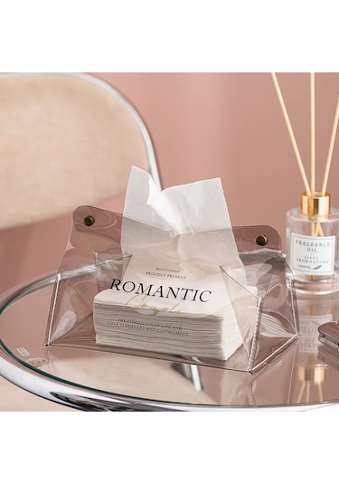 Stil D-yaratıcı Doku Çanta Masa Peçete Tutucu Ev Ofis Depolama Dekoratif Doku Kutusu Araba Doku Kutusu Taşınabilir Tuvalet Kağıdı Tutucu