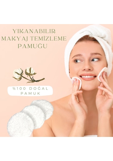 Sirenol Yıkanabilir Makyaj Temizleme Pamuğu