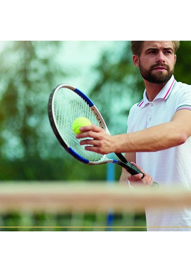 Anjiexun 12'li Paket Tenis Topları Saklama Çantasıyla - Tenis Ve Kriket İçin Yeşil