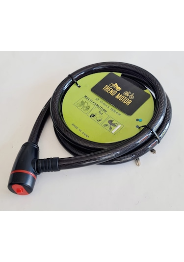 Bisiklet Kilit 15MM Kalınlık - 150 CM Uzunluk