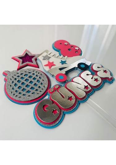 Paten Temalı Doğum Günü Kişiye Özel Pasta Süsü Cake Topper