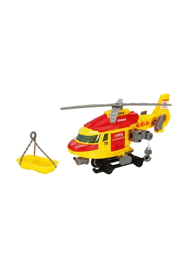 Sesli Işıklı Motorize Kurtarma Helikopteri 20 Cm Vinçli Sedyeli Ses & Işık Efektli Motorize İl