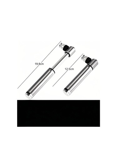 Hombey 160psı Yüksek Basınçlı Mini Bisiklet Pompa, Alüminyum Gövde, Taşınabilir, Bisiklet Lastikleri Ve Toplar İçin, Fikstürle