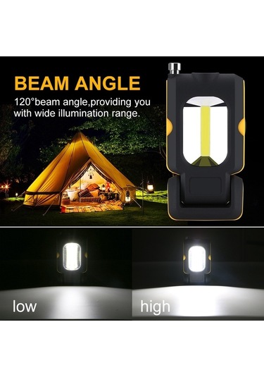 Soulader 3 Modlu Mini Usb Şarjlı El Feneri - Taşınabilir Kamp Aydınlatma, Acil Durum Işığı, Çalışma Lambası, Cep Boy Gece Aydınlatması, Seyahat Ve Outdoor Etkinlikler İçin Pratik Çözüm Siyah