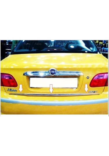 Ebal Otomotiv Fiat Albea Krom Bagaj Alt Çıtası 2002 Üzeri P. Çelik