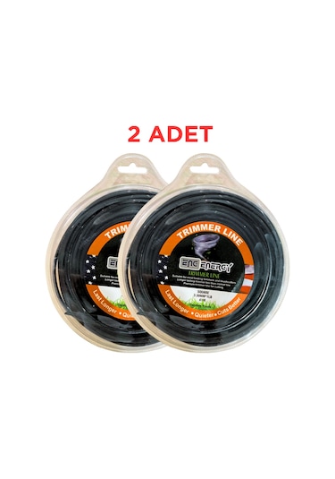 Eng Energy Misina 3.3 Mm 41mt 4 Köşe Siyah - 2 Adet