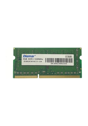 Meridiangoods Dismar Ddr3 8gb 1600mhz 240pin Sodımm Dizüstü Masaüstü Ram