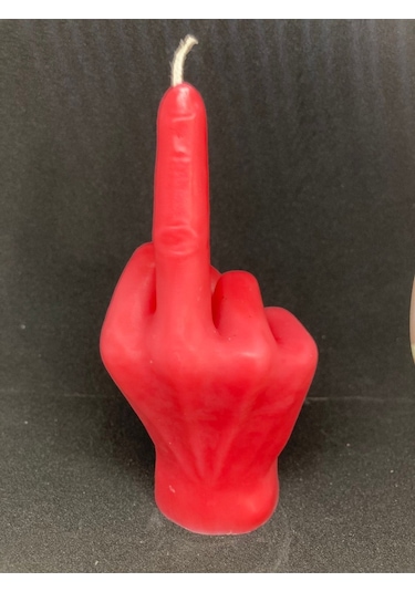 Orta Parmak Şeklinde Kokulu Mum 001