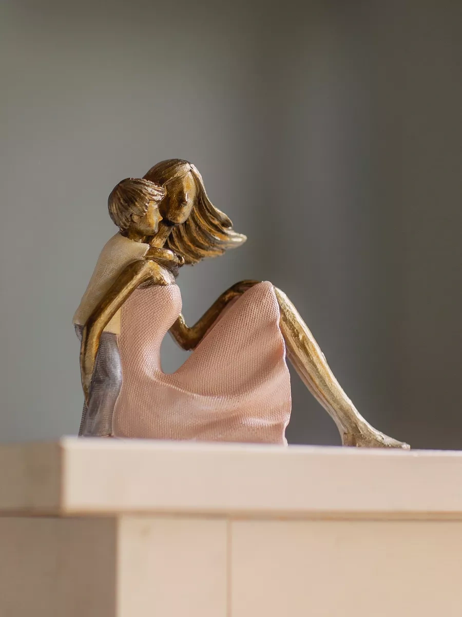 Lefard İç Mekan Heykelcik "anne Ve Oğul" Figürü 11,5 Cm 178249542