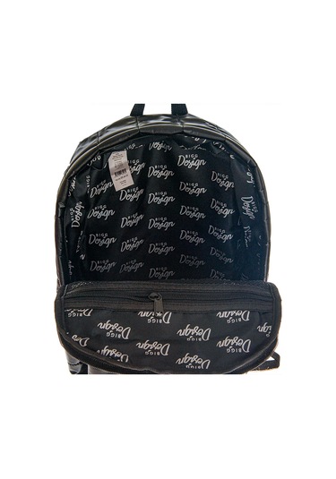 Biggdesign Moods Up Relaxed Kapitone Sırt Çantası Su Geçirmez Kumaşlı Okul Ve Laptop Çantası Siyah Siyah