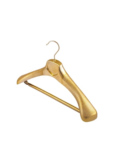 Gold Ceket Askısı 10 Adet Sarı