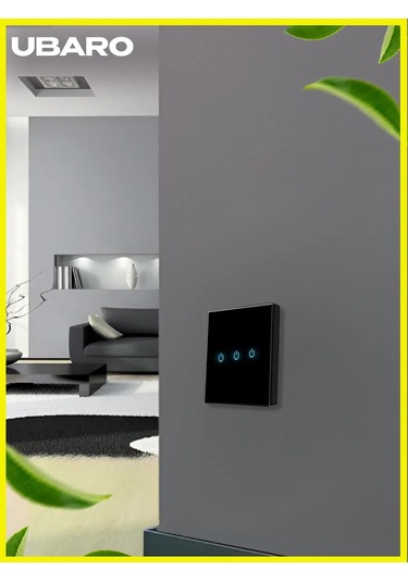 Ubaro Dokunmatik Üçlü Anahtarlı Elektronik Elektrikli Lamba 91503452