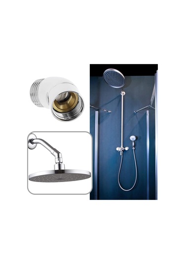 Teltree 135 Derece Dönebilir Duş Başlığı Adaptörü - Pirinç Yapı, Korozyona Dayanıklı, Kolay Diğer