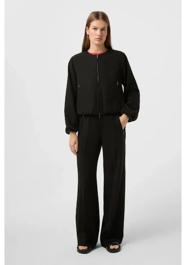Bogner Yuma Çift Taraflı Blouson Jersey - Teknik Kadın Ceket Siyah