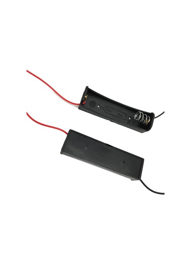 Tekli Pil Yuvası Pil Yatağı Pil Kutusu Aa Pil İçin 10 Adet