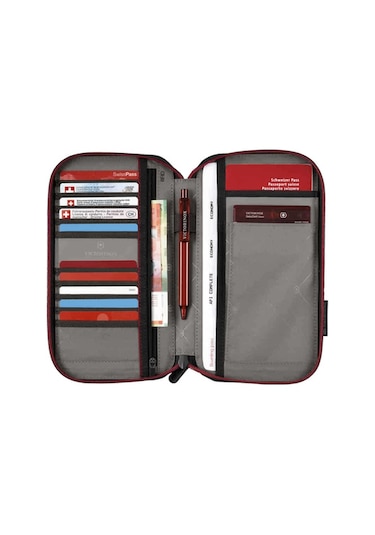 Victorinox 653372 Travel Essential Portföy Cüzdan Rfıd Korumalı Renkli