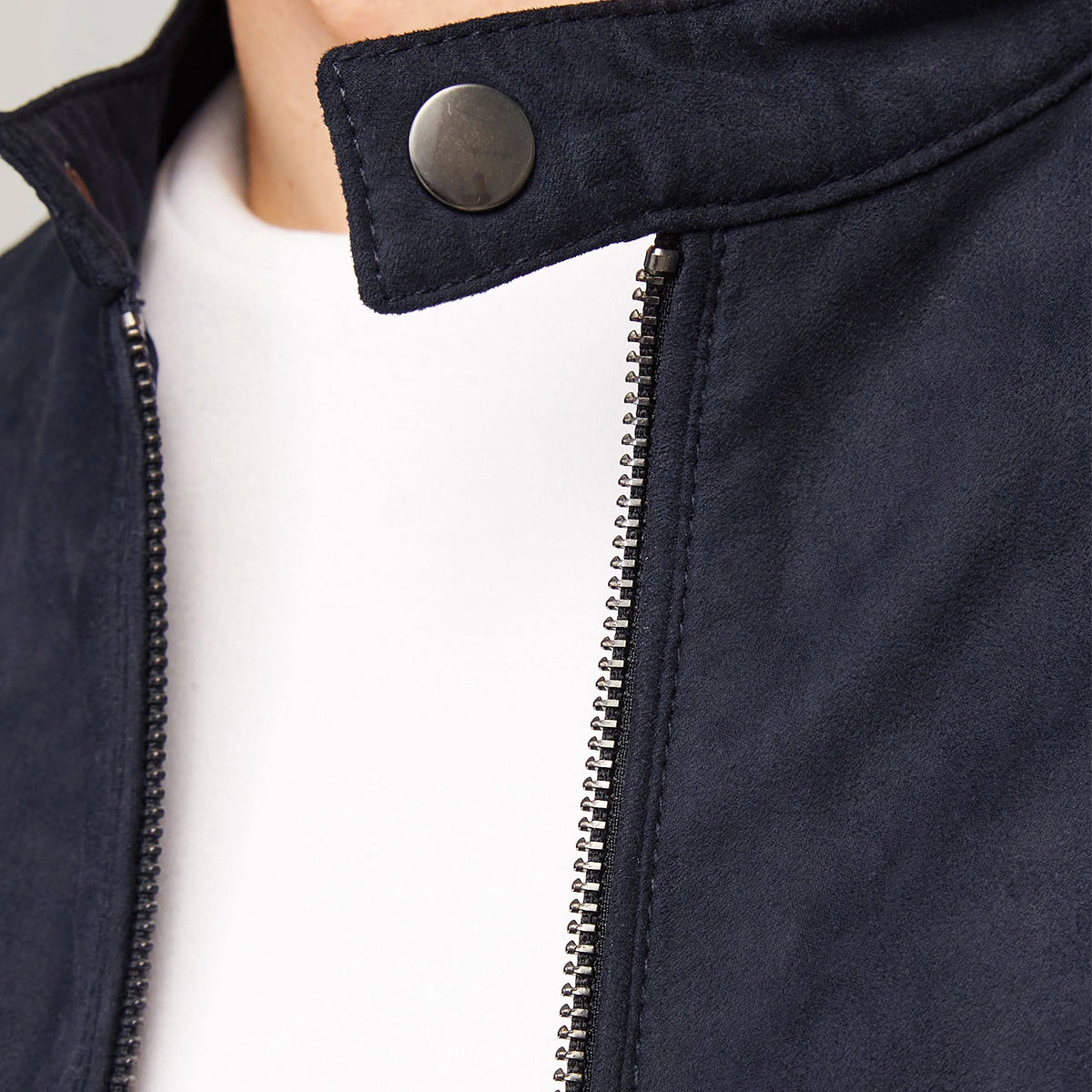 Jack&jones Dylan Clean Erkek Lacivert Bisiklet Yaka Ceket Siyah