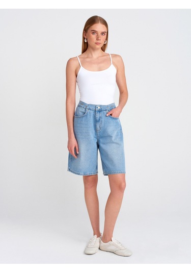 Dilvin 20901 İnce Askılı Poliamid Top-beyaz Beyaz