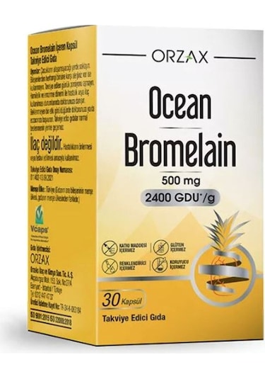 Ocean Bromelain 30 Kapsül