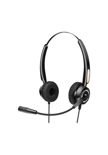 Usb Konnektörlü Müşteri Hizmeti Kulaklığı - Yüksek Ses Kalitesi, Gürültü Engelleme, 360 Ayarlanabilir Kolu