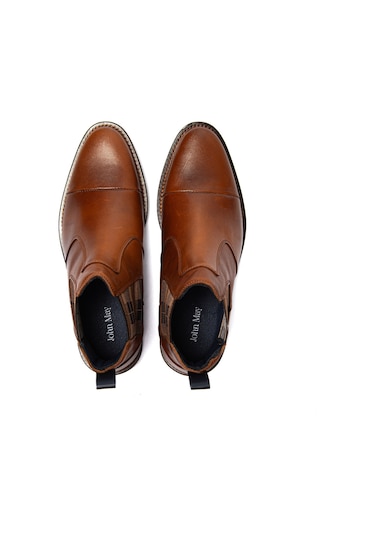 Bot Erkek 1158 001 Wk-john May Orkut Suede Cognac Kahve