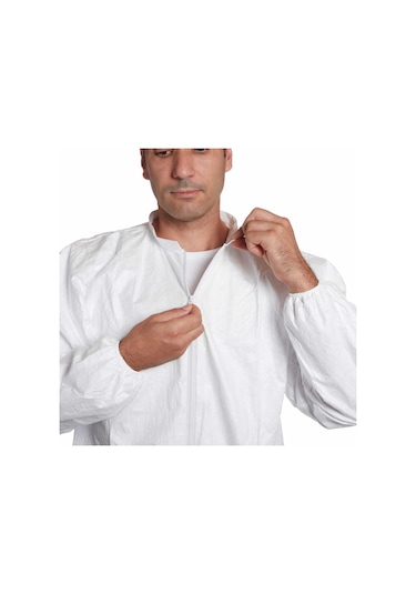 Dupont™ Tyvek® 500 Labcoat Pl309 2 Cepli Fermuarlı Laboratuvar Ön